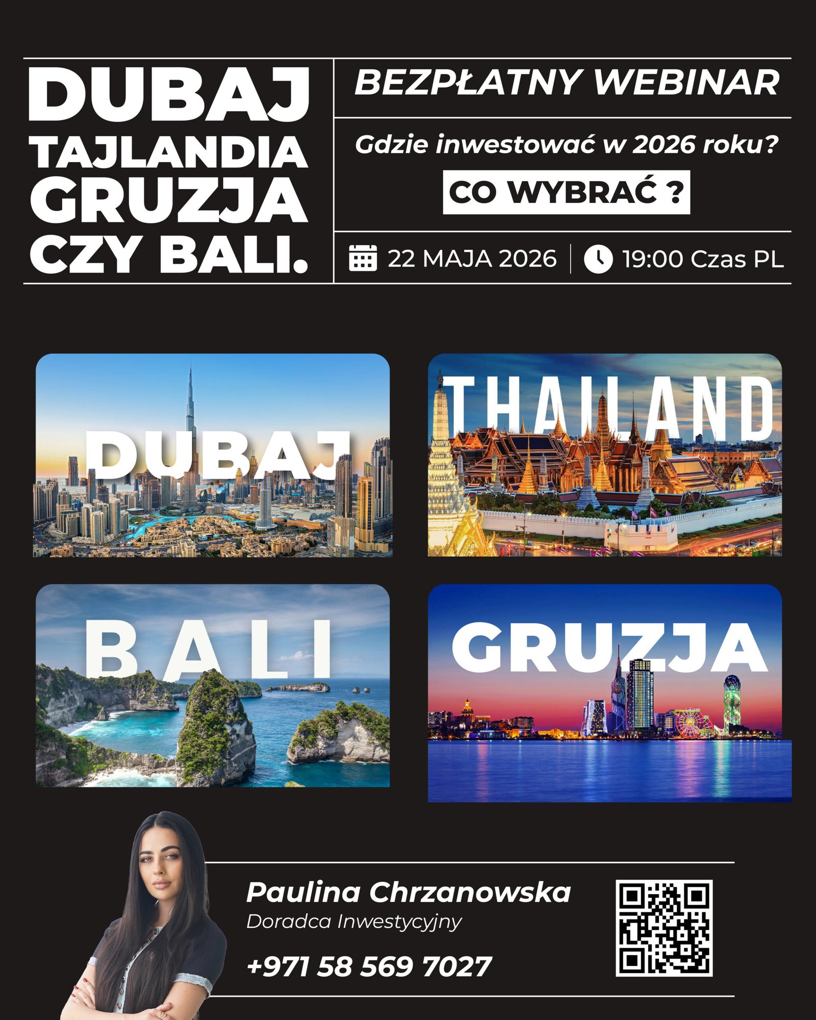 Bezpłatny webinar — Gdzie inwestować w 2026 roku?